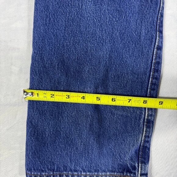 Levi's 501 Mens Straight Leg Jeans Blue Denim Faded 5-Pocket Outdoor Size 36x29 - Picture 16 of 16